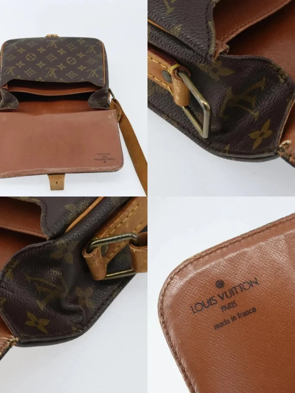 LOUIS VUITTON Monogram Cartouchiere MM Shoulder Bag M51253 LV Auth 172795 - Picture 15 of 15